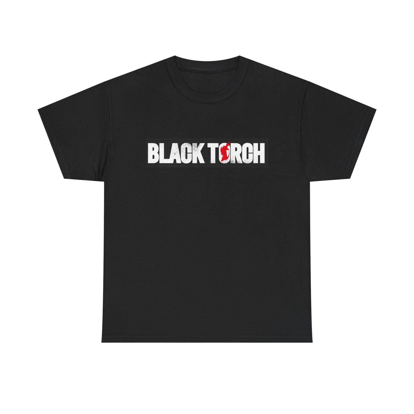 Black Torch Logo Black T-Shirt