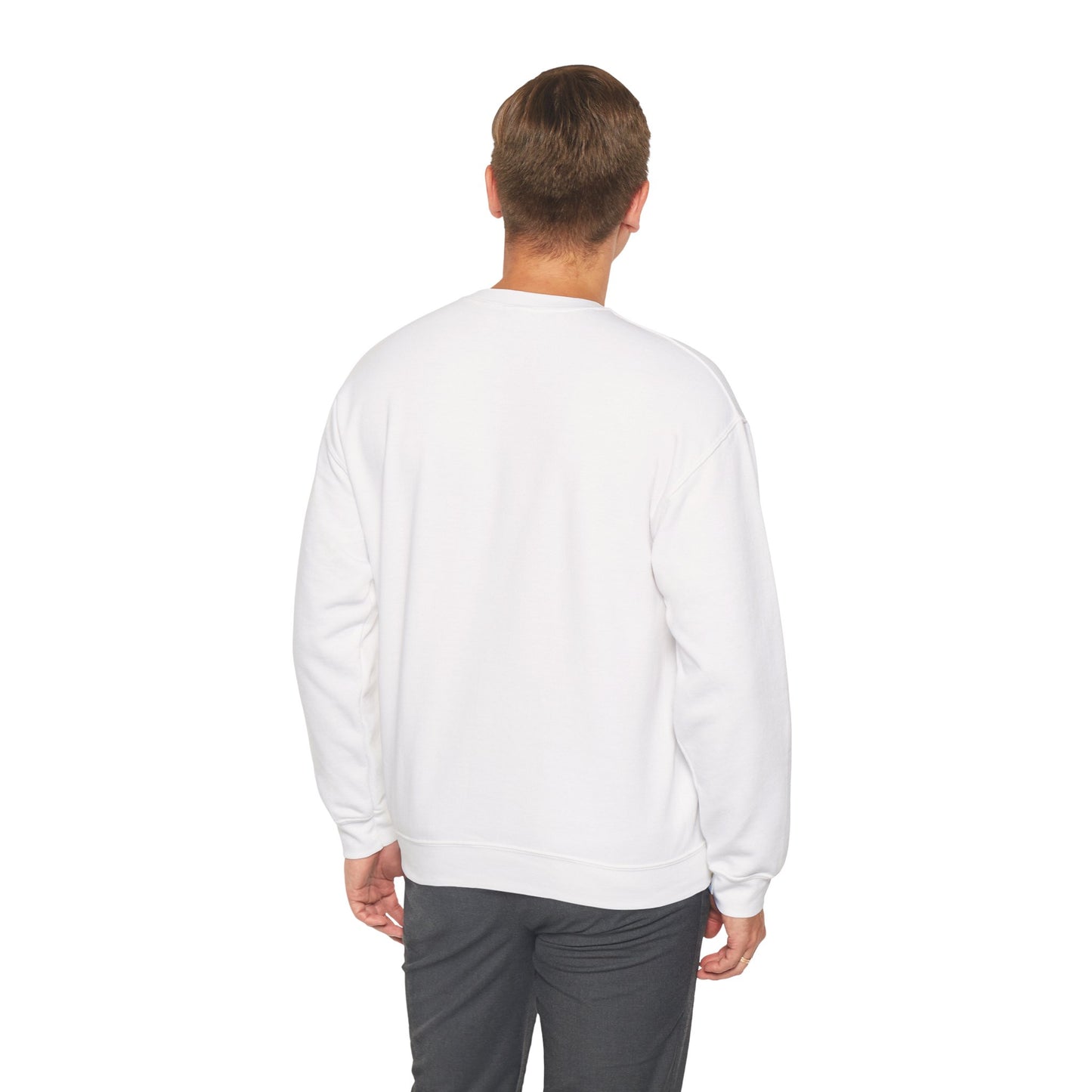 Black Torch Logo White Sweatshirt