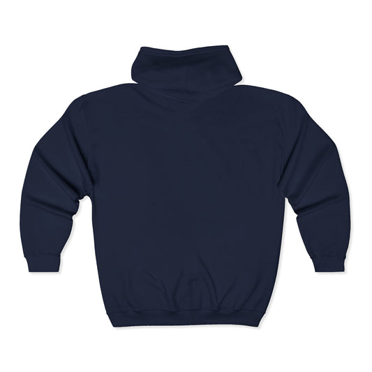 Black Torch Logo Navy Blue Zipper Hoodie