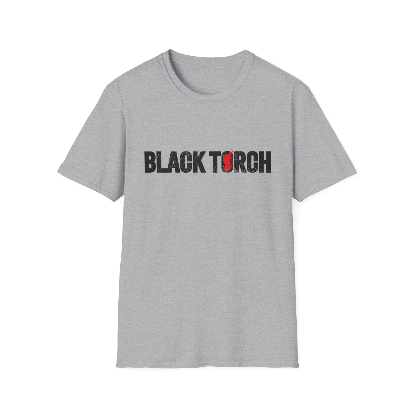 Black Torch Logo Gray T-Shirt