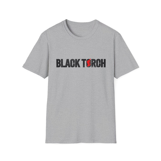 Black Torch Logo Gray T-Shirt