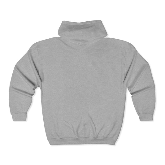 Black Torch Logo Gray Zipper Hoodie