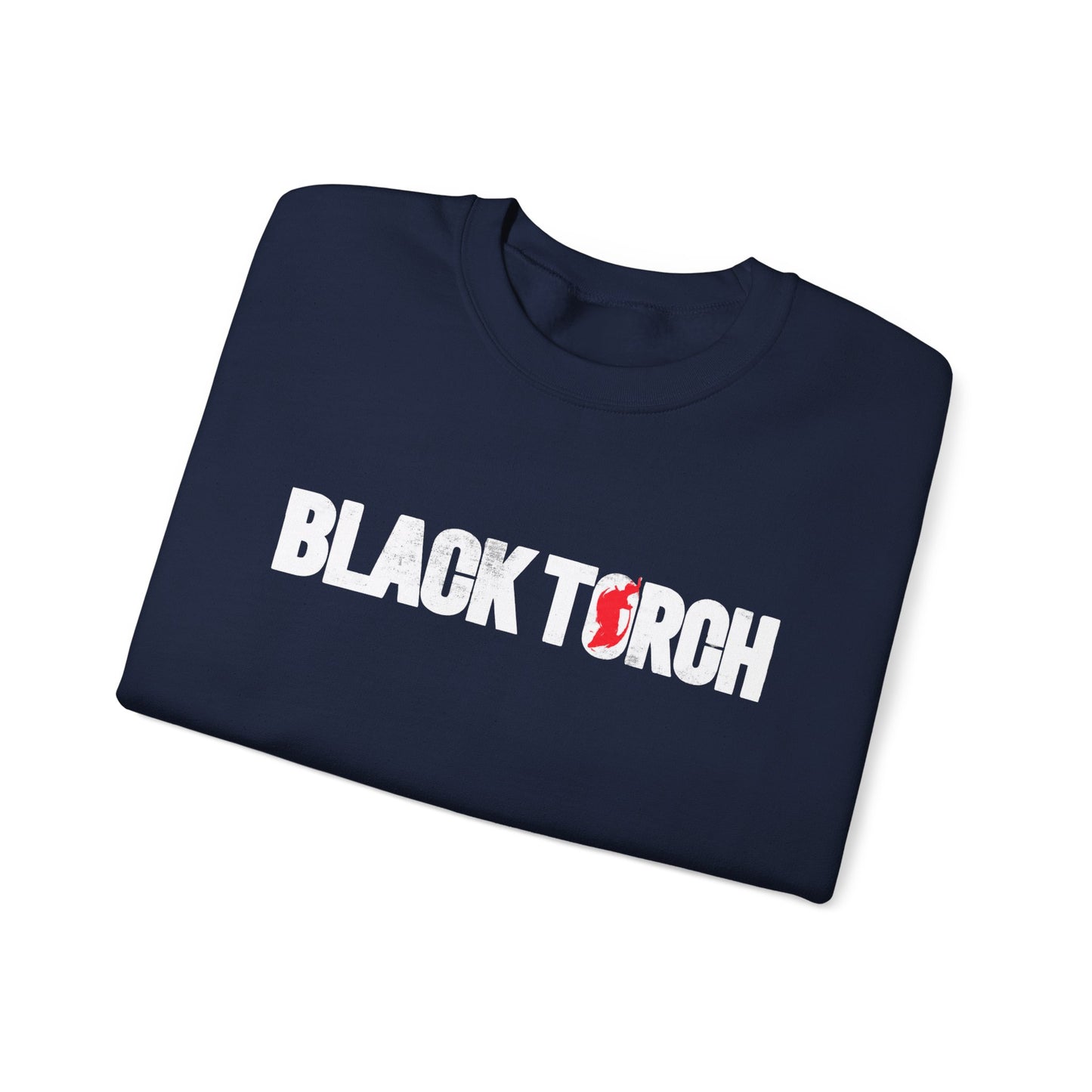 Black Torch Logo Navy Blue Sweatshirt