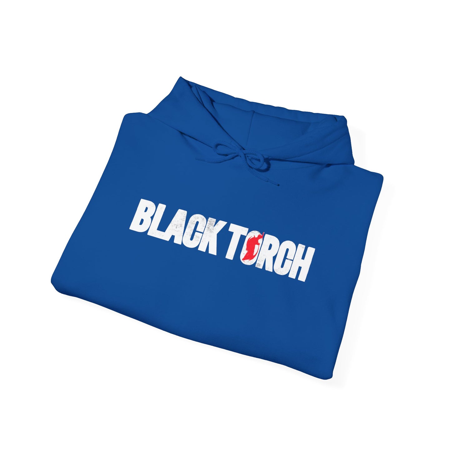 Black Torch Logo Blue Hoodie