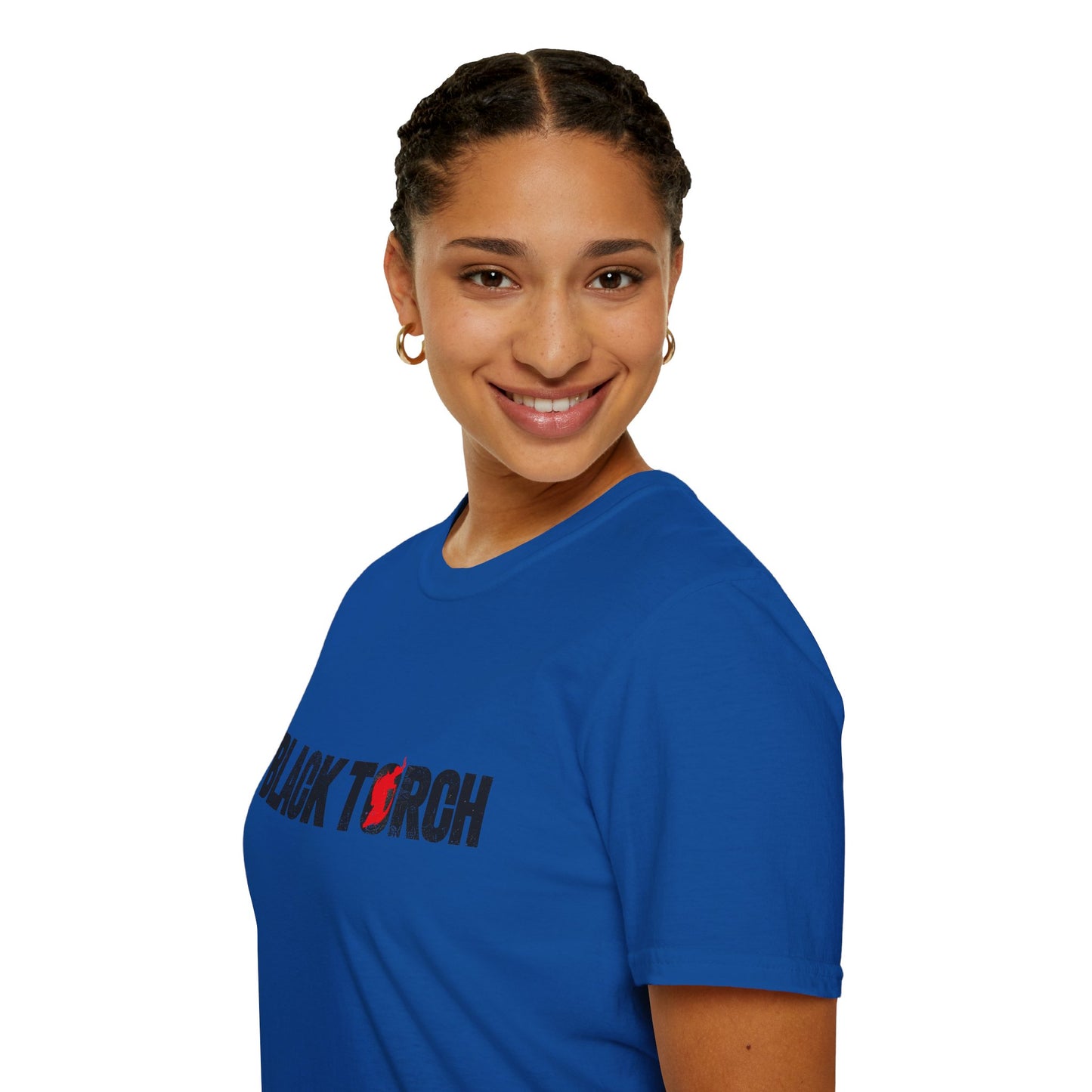 Black Torch Logo Blue T-Shirt