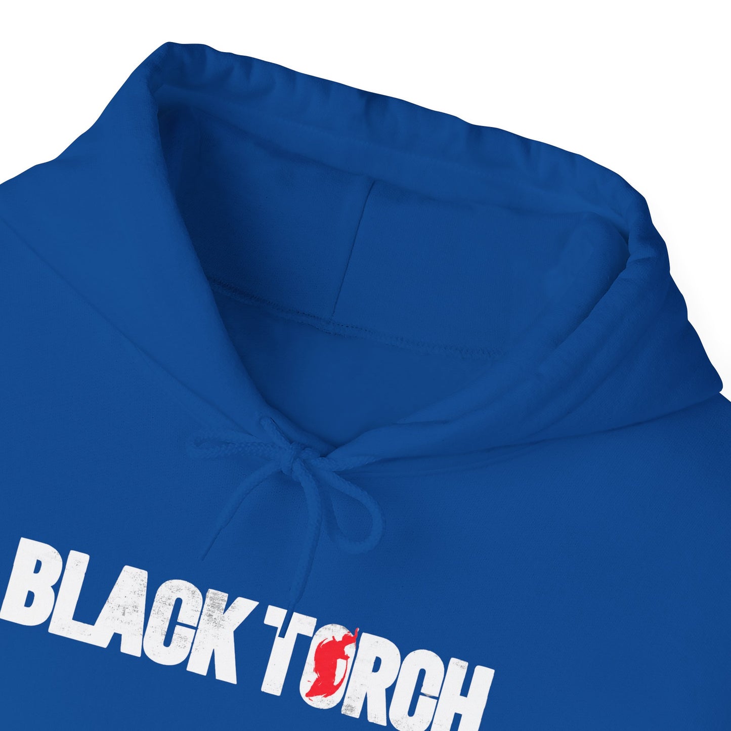 Black Torch Logo Blue Hoodie