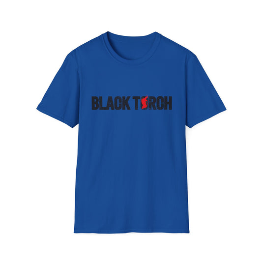 Black Torch Logo Blue T-Shirt