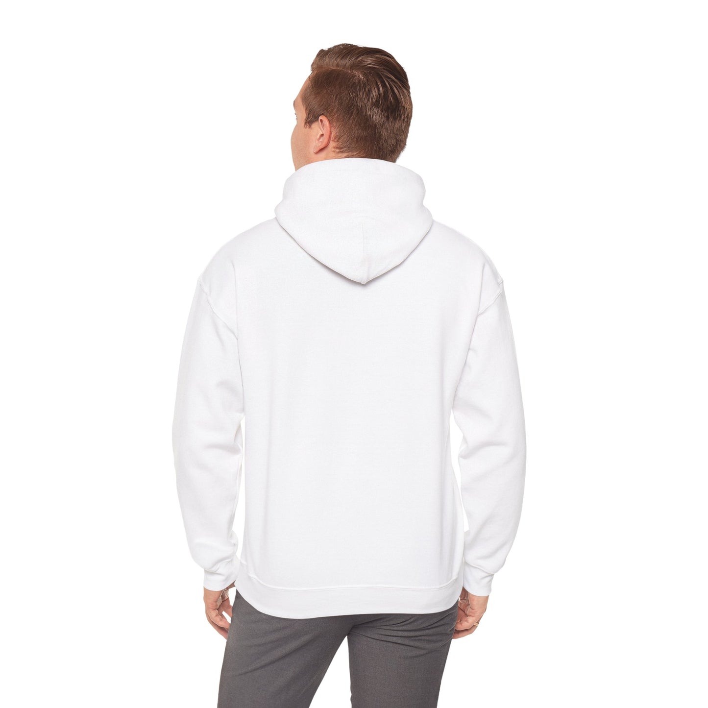 Black Torch Logo White Hoodie