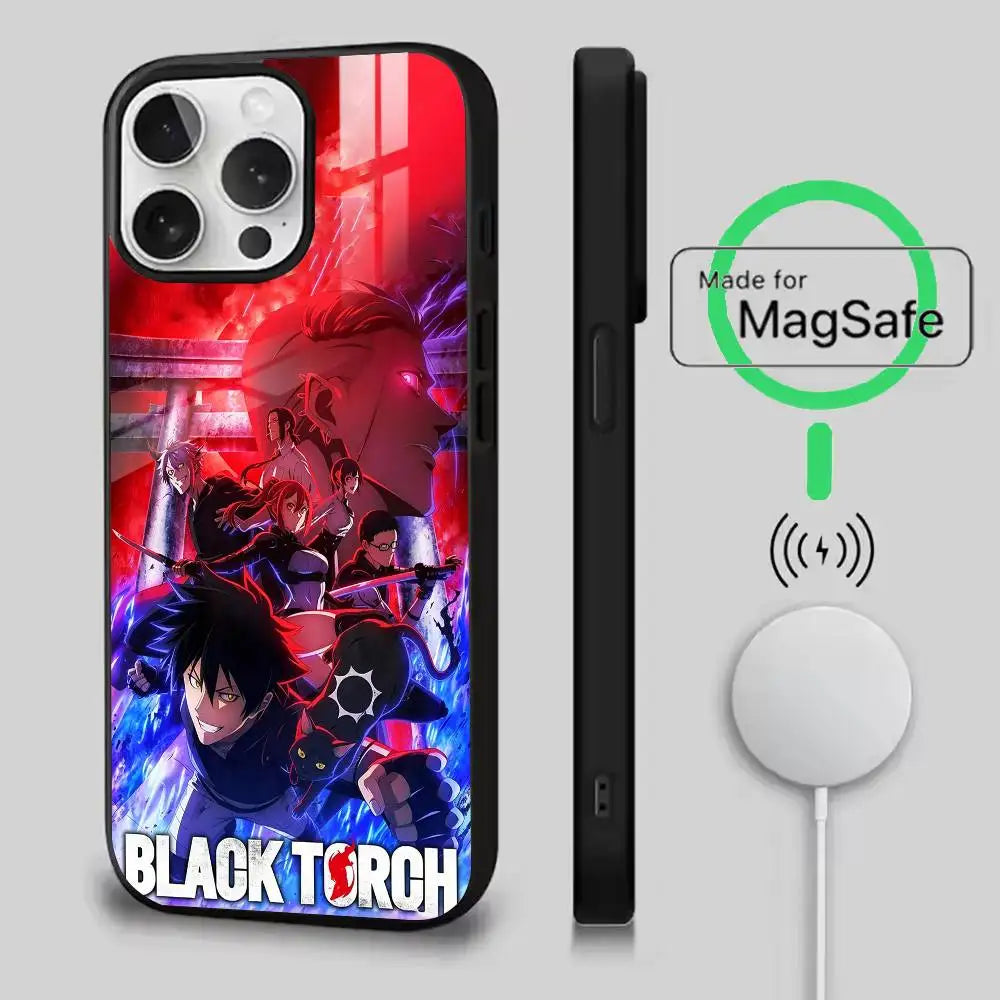 Black Torch Jiro Azuma Full Team Battle MagSafe iPhone Case
