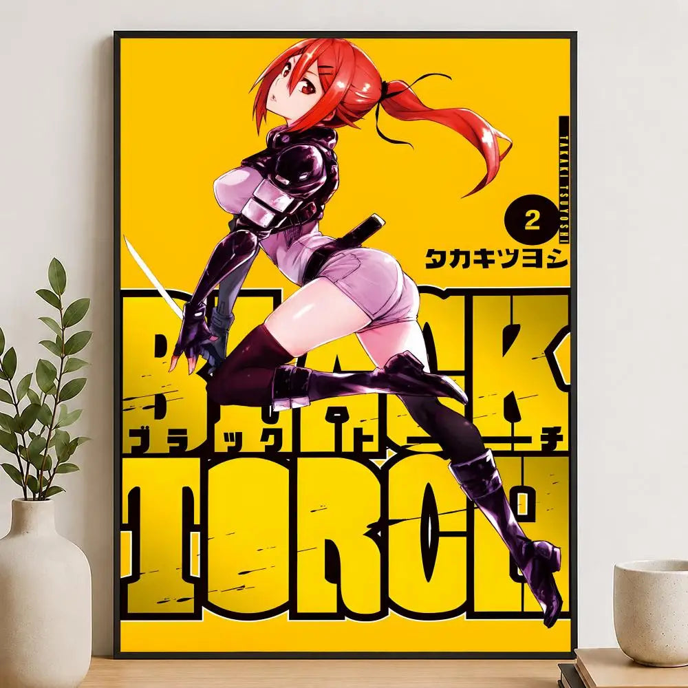 Black Torch Ichika Kishimojin Combat Poster