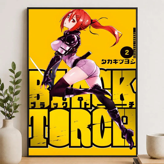 Black Torch Ichika Kishimojin Combat Poster