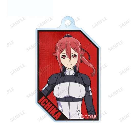 Black Torch Ichika Kishimojin Red Portrait Keychain