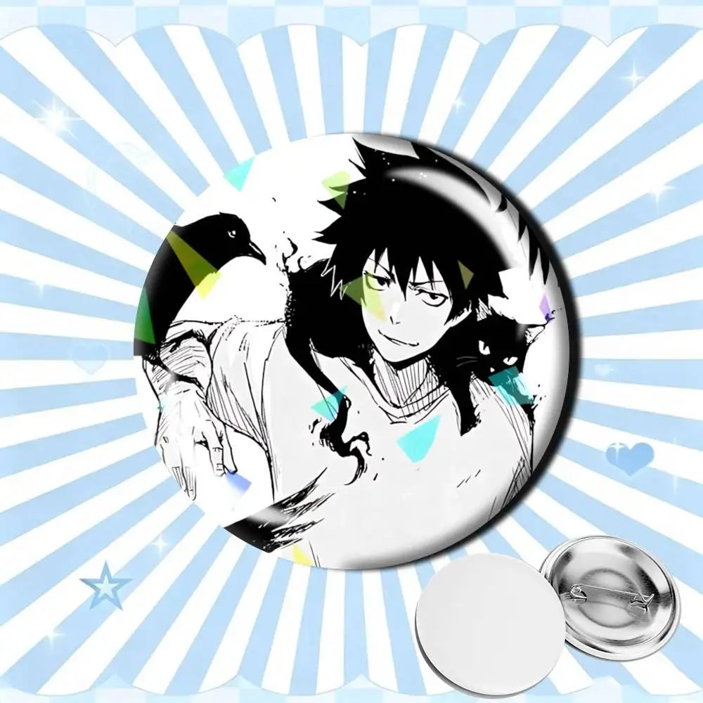 Black Torch Manga Jiro Azuma and Rago Pin Badge