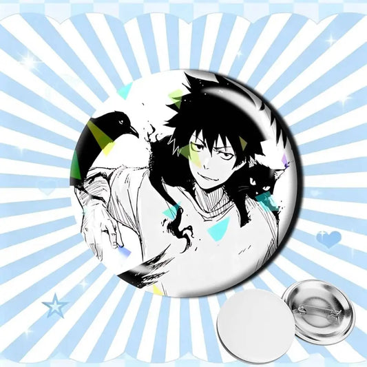 Black Torch Manga Jiro Azuma and Rago Pin Badge