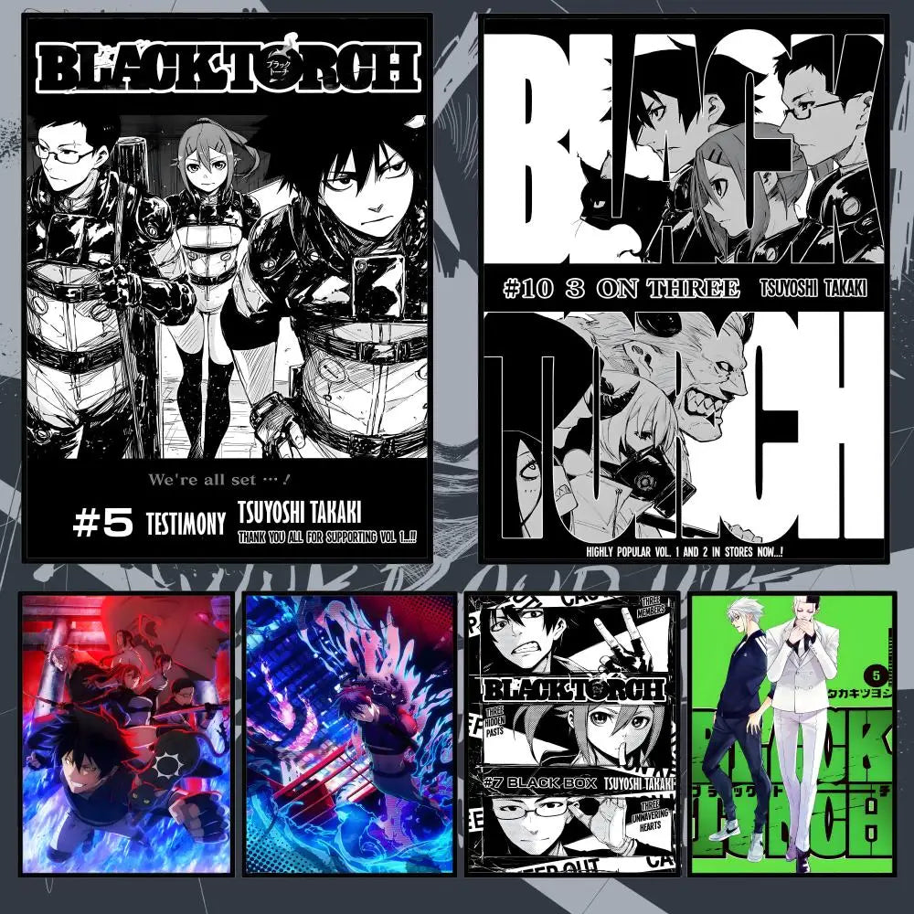 Black Torch Ichika Kishimojin Combat Poster