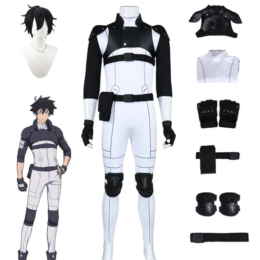 Black Torch Jiro Azuma Cosplay Costume with Wig (Full Set)