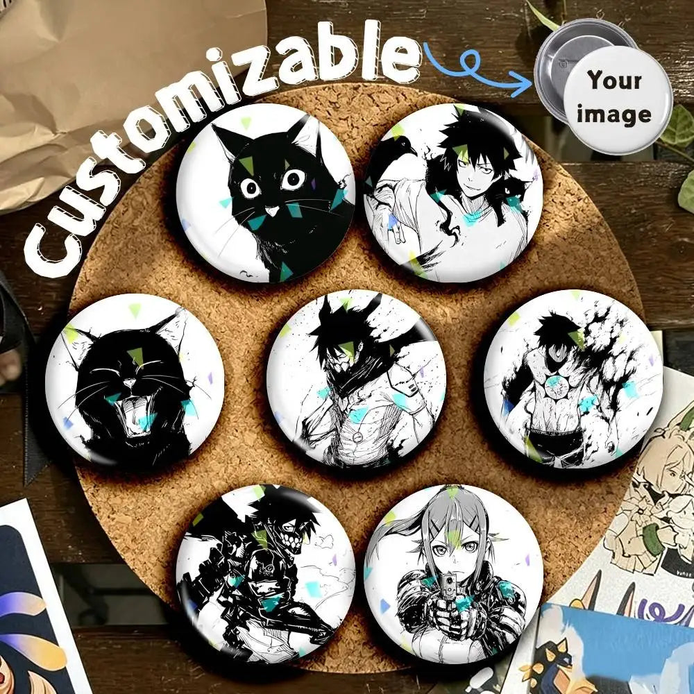 Black Torch Manga Jiro Azuma and Rago Pin Badge
