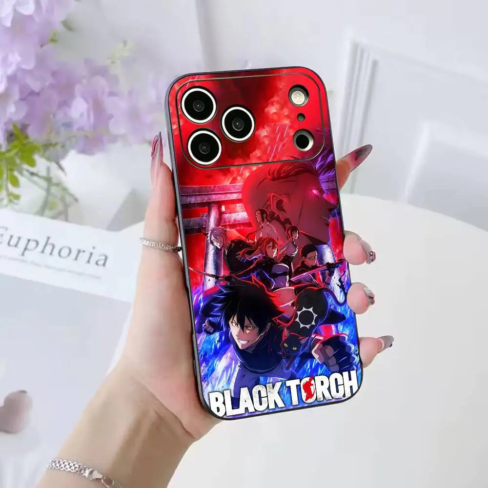 Black Torch Jiro Azuma Full Team Battle iPhone Case