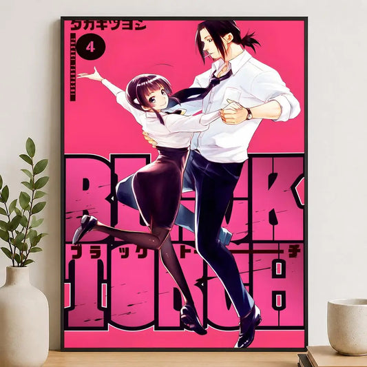 Black Torch Hana Usami and Ryosuke Shiba Dance Poster