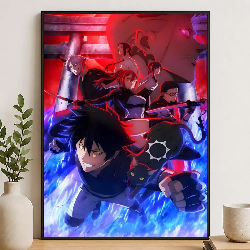 Black Torch Team Supernatural Battle Poster