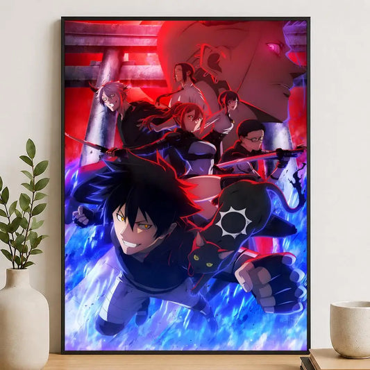 Black Torch Team Supernatural Battle Poster