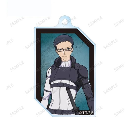 Black Torch Reiji Kirihara Full-Body Tactical Uniform Keychain