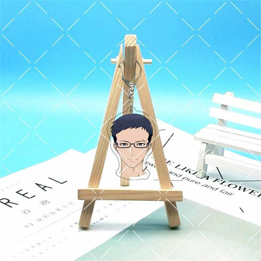 Black Torch Reiji Kirihara Portrait Acrylic Keychain