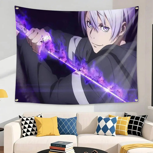 Black Torch Koga Mononoke Power Wall Tapestry