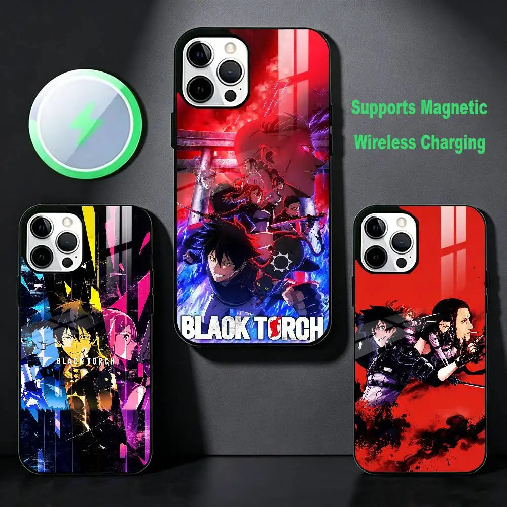 Black Torch Jiro Azuma Team Battle MagSafe iPhone Case