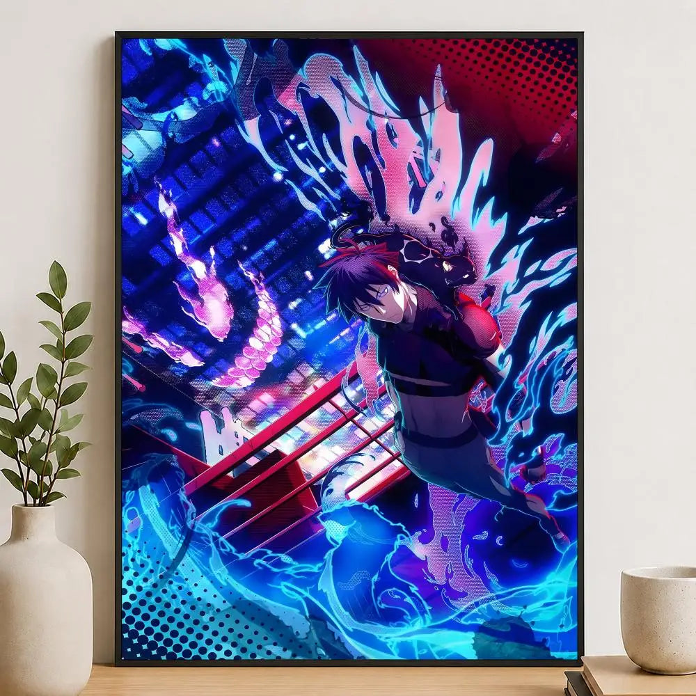 Black Torch Jiro Azuma Supernatural Battle Poster
