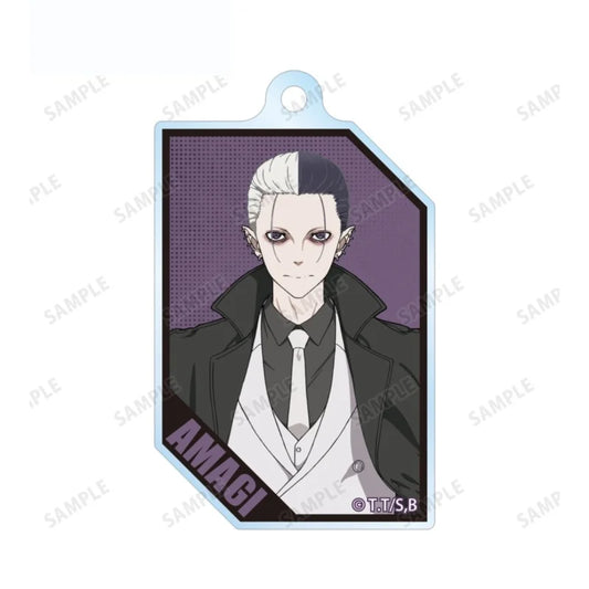 Black Torch Amagi Purple Portrait Keychain
